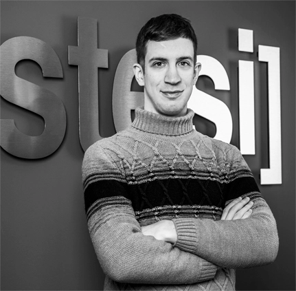 foto di Alessandro Riccio, Software Analyst/Developer di Stesi