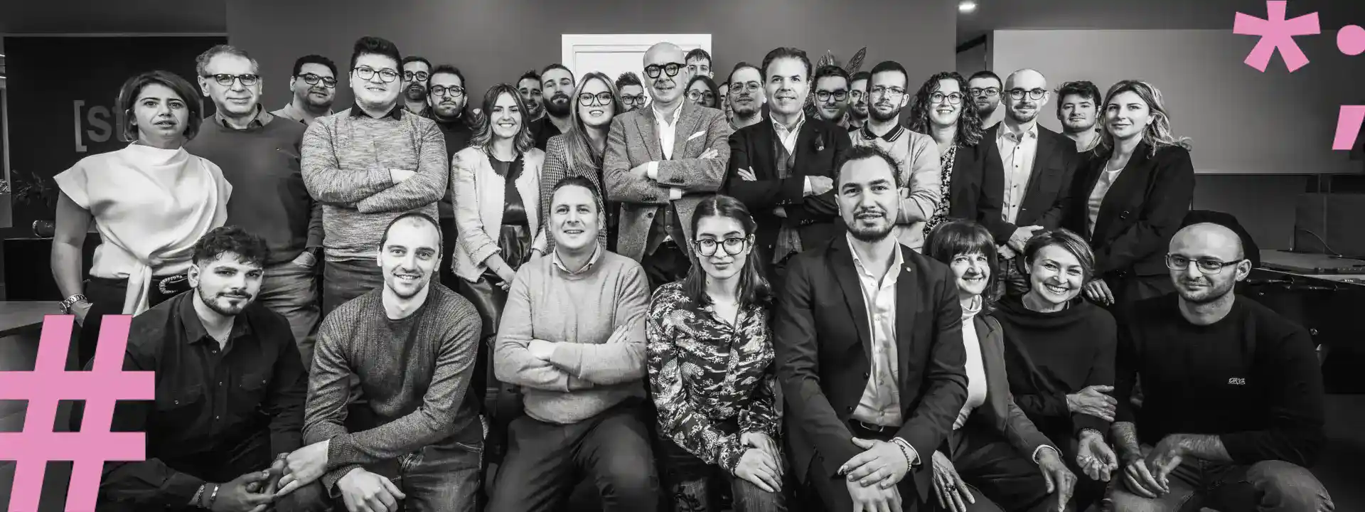 foto di tutto il Team Stesi insieme