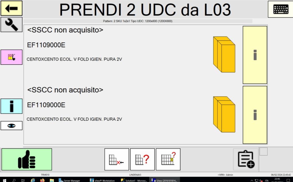 mappare il magazzino: immagine di terminal